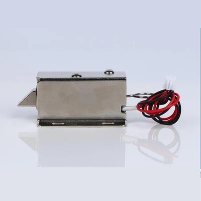 U1054-1b 12V 24V Serrure électromagnétique électrique miniature de type traction normalement fermée avec fonction de déverrouillage manuel