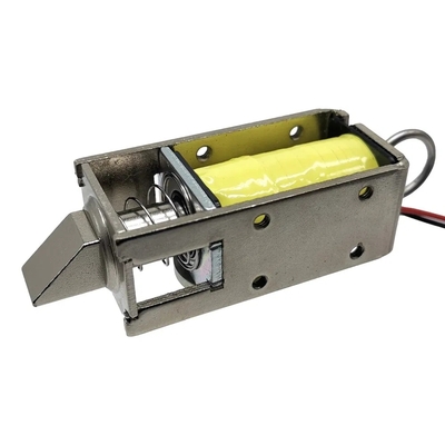 U1054-1g 5V 12V 24V DC Verrou de solénoïde à cadre ouvert miniature normalement fermé, à pousser/tirer, pour armoire