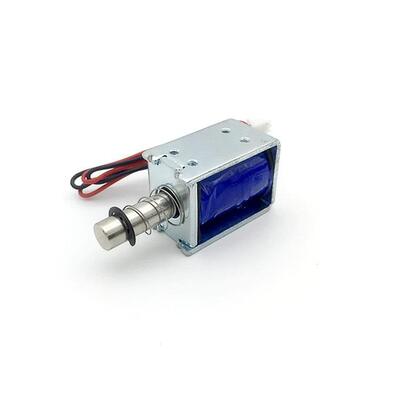 Solénoïde DC de 27 mm de hauteur pour applications, supportant un poids de 0,5 lb, tension de tenue 2000V/1min