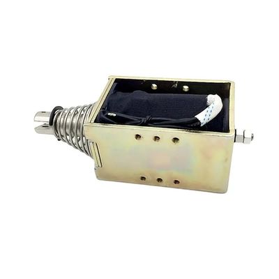 1U578 DC 12V 24V Solénoïde linéaire puissant à cadre ouvert, push-pull, avec course de 10 mm