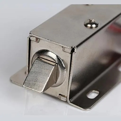 U1054-1b 12V 24V Serrure électromagnétique électrique miniature de type traction normalement fermée avec fonction de déverrouillage manuel