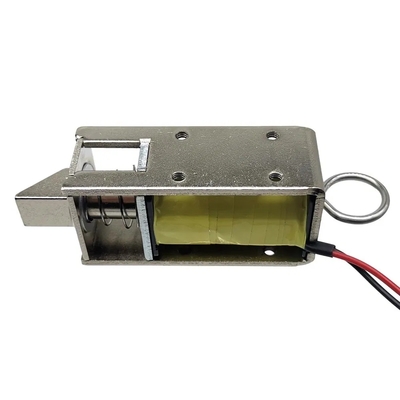 U1054-1g 5V 12V 24V DC Verrou de solénoïde à cadre ouvert miniature normalement fermé, à pousser/tirer, pour armoire