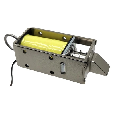 U1054-1g 5V 12V 24V DC Verrou de solénoïde à cadre ouvert miniature normalement fermé, à pousser/tirer, pour armoire