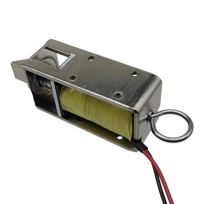 U1054-1g 5V 12V 24V DC Verrou de solénoïde à cadre ouvert miniature normalement fermé, à pousser/tirer, pour armoire