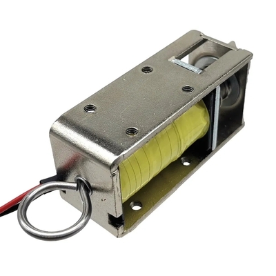 U1054-1g 5V 12V 24V DC Verrou de solénoïde à cadre ouvert miniature normalement fermé, à pousser/tirer, pour armoire