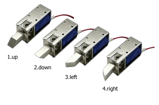 U1054-1D-B Serrure de porte solénoïde pour armoire de rangement Course de 10 mm Classe d'isolation B Électroplacage