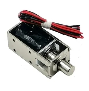 1054-4b DC 12/24 Volt normalement fermé Mini Push Pull Solénoïde verrouillage pour armoire