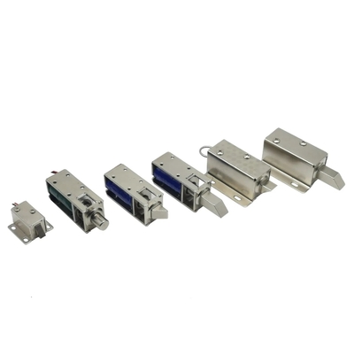 1054-4b DC 12/24 Volt normalement fermé Mini Push Pull Solénoïde verrouillage pour armoire