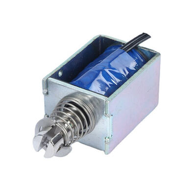 Miniature Push Pull Solenoid 10mm Stroke 12v 24v Dc Power Supply Threaded Mount Hole Metal Frame