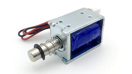 Solénoïde DC de 27 mm de hauteur pour applications, supportant un poids de 0,5 lb, tension de tenue 2000V/1min